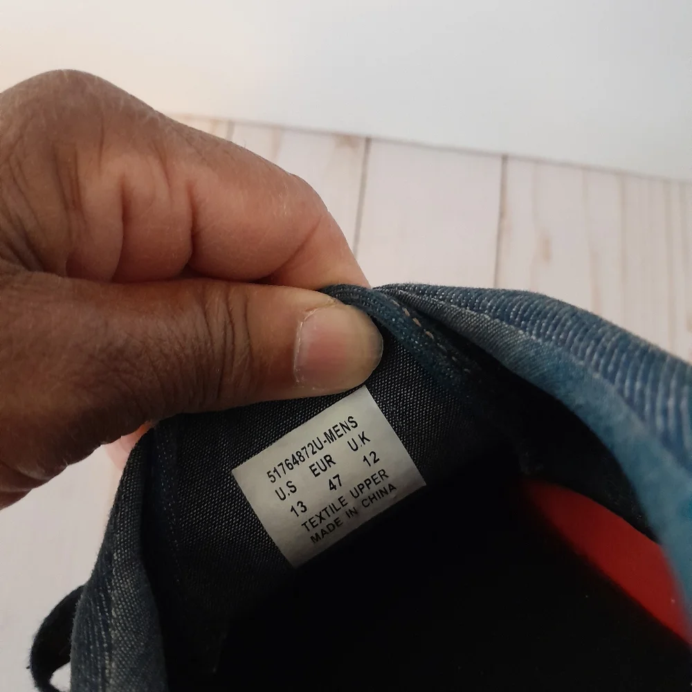 Levi's Comfort Men's Denim Sneakers Size:13